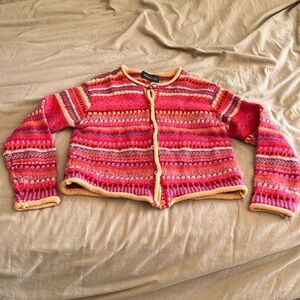 Alpaca 111 button up sweater